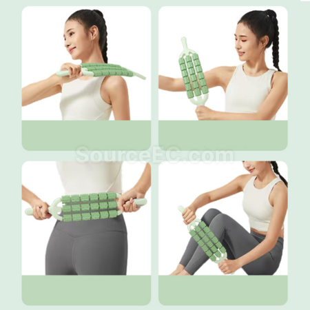 Customization Three - Row Flexible Massage Stick Corporate Gifts
