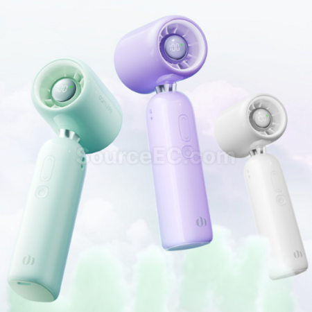 Portable neck - hanging and handheld fan