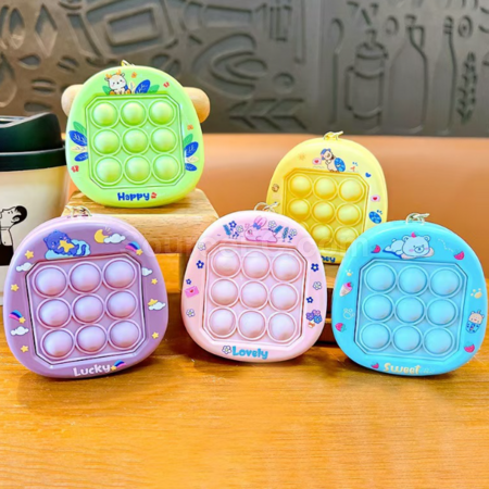Customization Decompression bubble fidget keychain Corporate Gifts