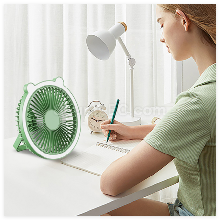 Customization Folding Portable Desk Lamp Fan Corporate Gifts