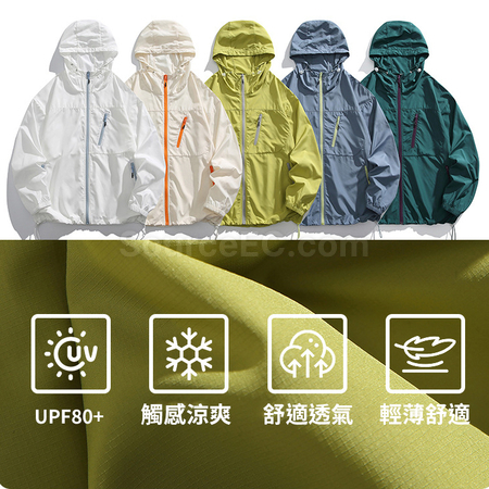 Customization UV Protection Full-Zip Hoodie Corporate Gifts