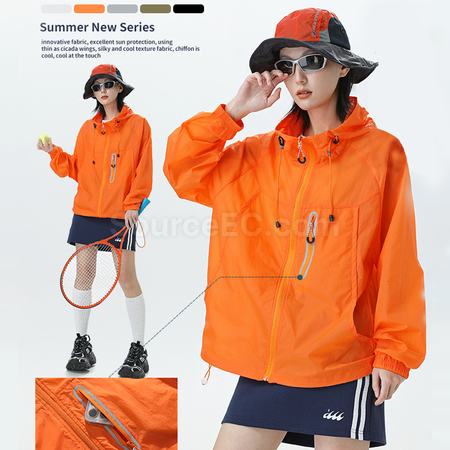 Customization UV Protection Full-Zip Hoodie Corporate Gifts