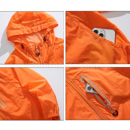 Customization UV Protection Full-Zip Hoodie Corporate Gifts