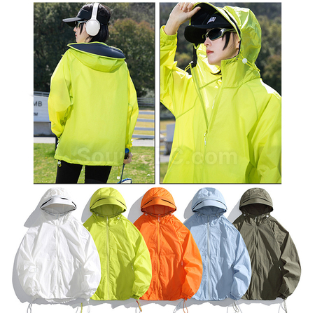 Customization UV Protection Full-Zip Hoodie Corporate Gifts