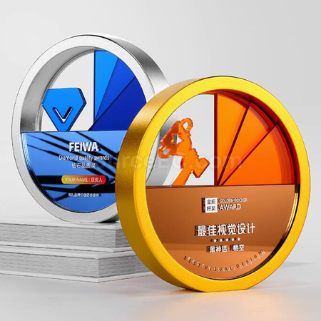 Customization Acrylic Metal Trophy Corporate Gifts