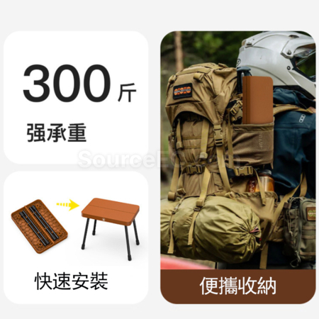 Customization Aluminum Alloy Portable Storage Folding Stool Corporate Gifts