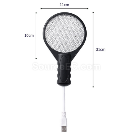 Customization USB Portable Mosquito Racket with Mosquito Lure, 2-in-1 Corporate Gifts