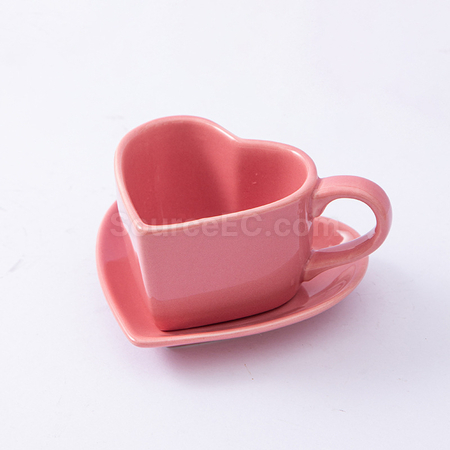 Customization Ceramic Coffee cup And Saucer Set Corporate Gifts