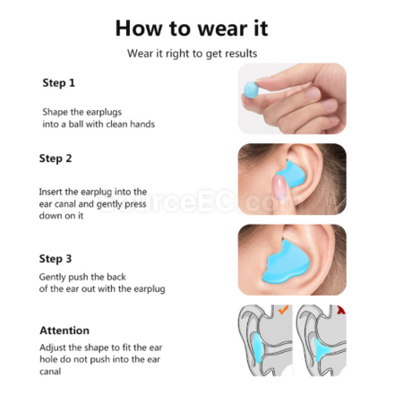 Customization Silicone mud waterproof earplugs Corporate Gifts