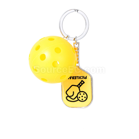 Pickleball Keychain