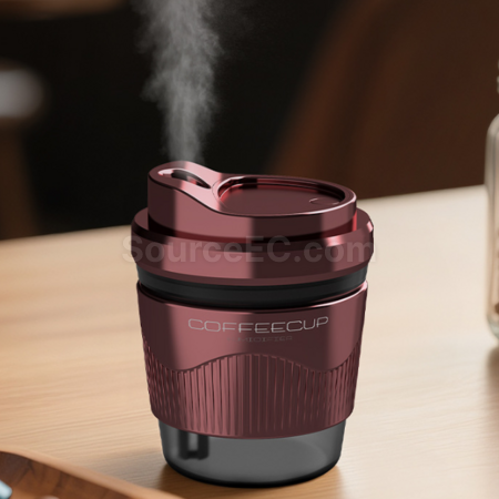Metal coffee cup humidifier