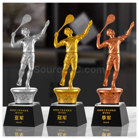 Customization Badminton Trophy Corporate Gifts