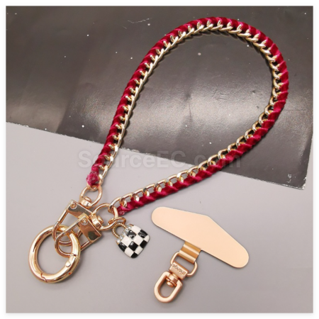 Customization Chanel Style Bracelet Mobile Phone Lanyard Corporate Gifts