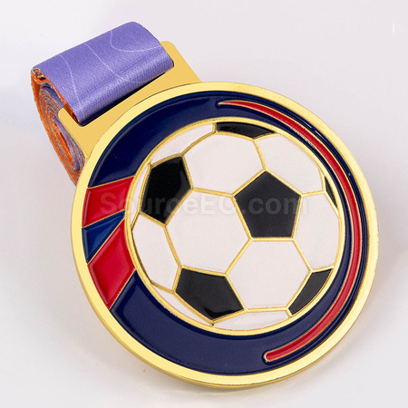 Football Metal Medal