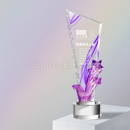 Customization Gradient Crystal Trophy Corporate Gifts