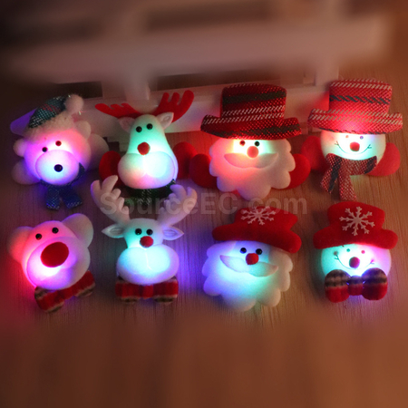 Customization LED Christmas Badge Corporate Gifts