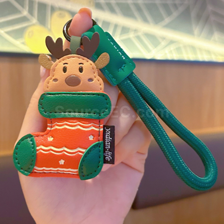 Customization Christmas keychain pendant Corporate Gifts