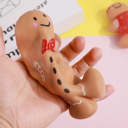 Customization Gingerbread man slow rebound stress-relief squeeze toy Corporate Gifts