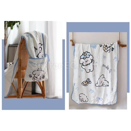 Customization Digital printed handle pillow blanket Corporate Gifts