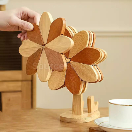 Customization Windmill Cup Mat Heat Insulation Pad Corporate Gifts