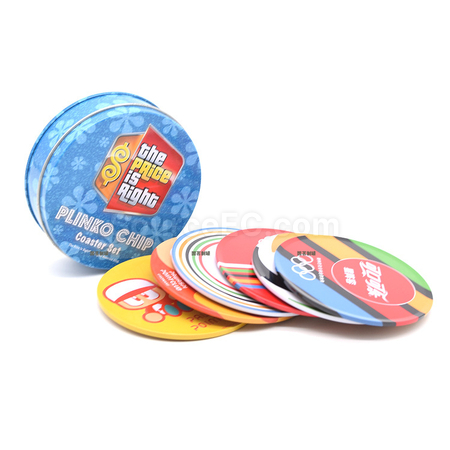 Customization Tin can cork coaster Corporate Gifts