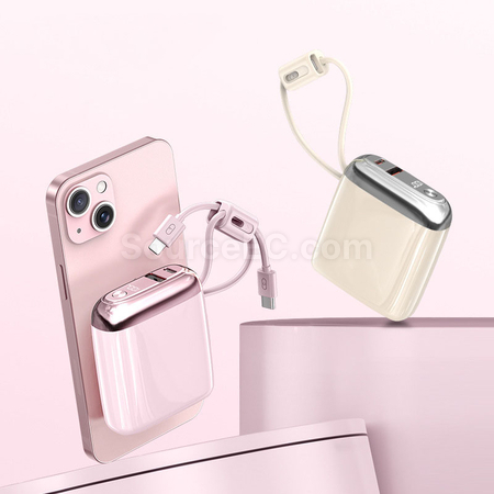 Customization 3C Certified Comes With Four Wires Mobile Power Bank Corporate Gifts