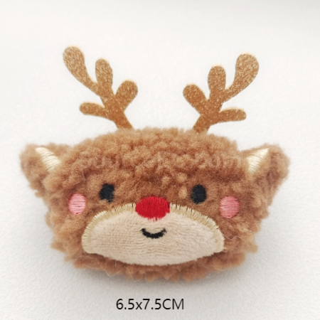 Customization Christmas Plush Brooch/Pendant Corporate Gifts