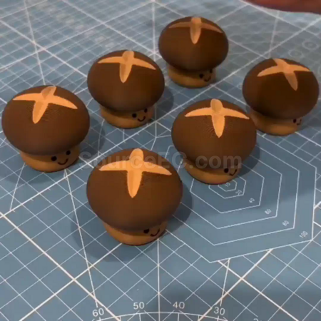 Customization Shiitake Mushroom Stress-Relief Button Toy Corporate Gifts