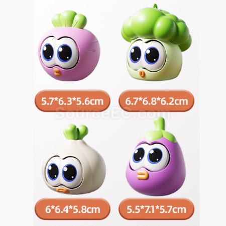 Customization Eye-popping vegetable squeeze stress-relief toy Corporate Gifts