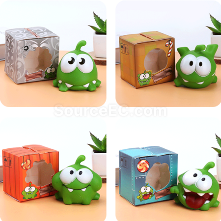 Customization Mung Bean Frog Sound-emitting Stress Relief Squishy Toy Corporate Gifts