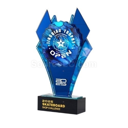 Customization Mirror Crystal Trophy Corporate Gifts