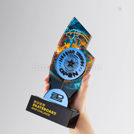 Customization Mirror Crystal Trophy Corporate Gifts