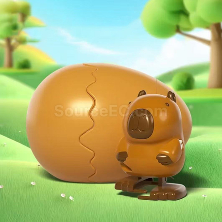 Bouncing Egg Capybara Wind-up Toy