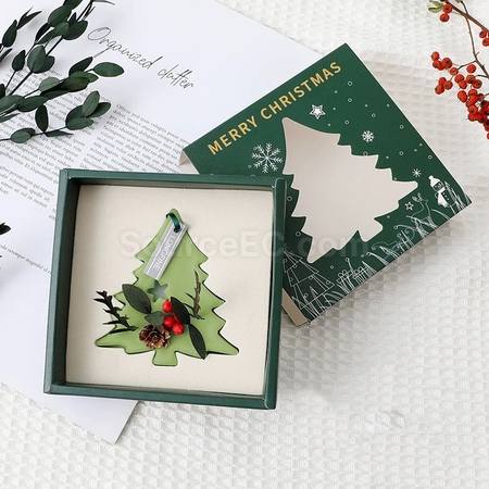 Customization Christmas Tree Scented Candle Fragrance Tablets Corporate Gifts