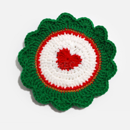 Customization Christmas cotton rope woven heat insulation pad Corporate Gifts