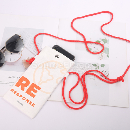 Customization DuPont Paper Phone Pouch Crossbody Bag Corporate Gifts