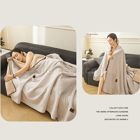 Customization Otter Fleece Multi-Functional Blanket Corporate Gifts