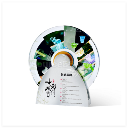 Customization Creative Metal Rotating Crystal Trophy Corporate Gifts