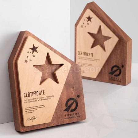 Customization Solid Wood Award Corporate Gifts