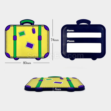 Customization PVC Luggage Tag Corporate Gifts