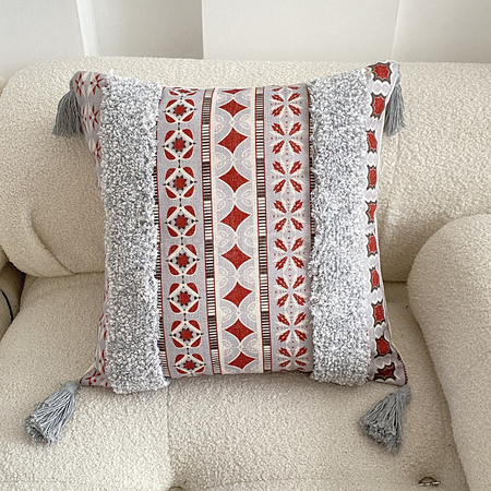 Customization Tufted Linen Printed Cushion Corporate Gifts