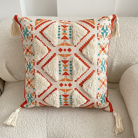 Customization Tufted Linen Printed Cushion Corporate Gifts