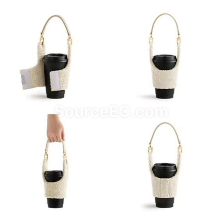 Customization Fuzzy Cup Holder Corporate Gifts