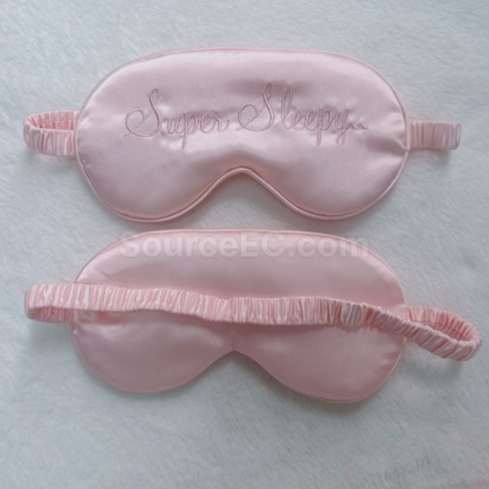 Customization Double-sided silk-like strap eye mask Corporate Gifts
