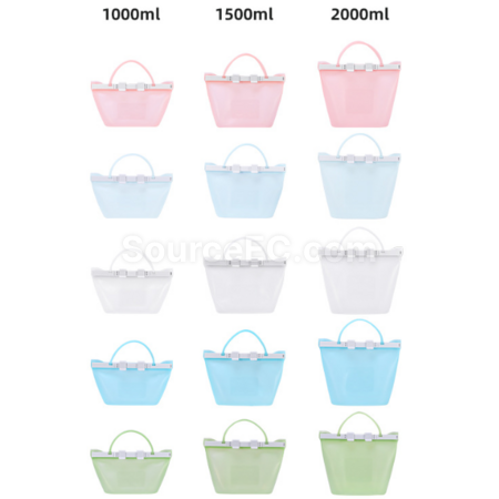 Customization Collapsible Sealed Silicone Fresh-keeping Bag Corporate Gifts