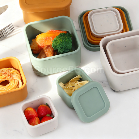 Customization Microwaveable silicone lunch box Corporate Gifts