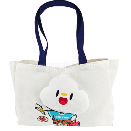 3D Plush Doll Patchwork Bag