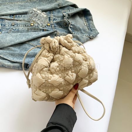 Customization Argyle Drawstring Cloud Bag Corporate Gifts