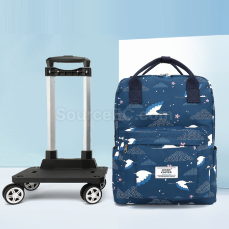 Customization  Lightweight Folding Trolley Backpack Corporate Gifts