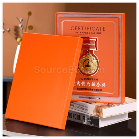 Customization Creative Brooch Leather Medal Corporate Gifts